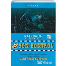Kafa Dengi Yayınları Kafa Dengi Bilfen  Yayınları  Son Kontrol Yeni  Matematik8'lidenem