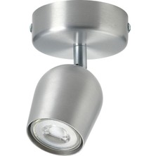 IKEA Modern Siyah Spot Lamba 14 cm - Şık Ev Ofis Dekoratif Aydınlatma - Modern Tasarım