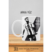3B Baskı Reklam Promosyon Rafa Silva Temalı Porselen Kupa Bardak
