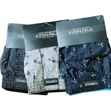 Beru Kenpaul Desenli Poplin Erkek Boxer Beru Najmaddin