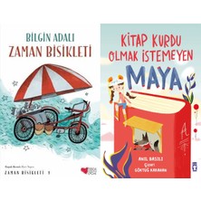 Can Yayınları Zaman Bisikleti 1 (Bilgin Adalı) ve Kitap Kurdu Olmak Istemeyen Maya