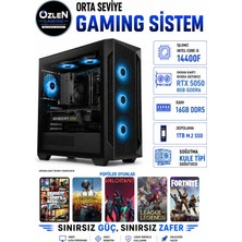 Özlen X85 İ5 14400F RTX 5050 8GB 16GB DDR5 RAM 1TB M.2 SSD Oyuncu Bilgisayarı