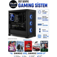 Özlen XL68 İ7 14700F RTX 5070 12GB 16GB RAM 1TB M.2 SSD Üst Seviye Oyuncu Bilgisayarı