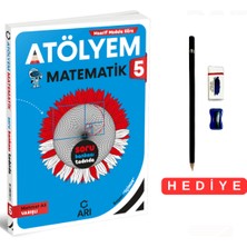 5.sınıf Atölyem Yeni Müfredata Göre Matematik  Soru Bankası Tadında Kalem Seti Hediyeli