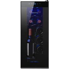 Taurus Ptwc -12   Metal Siyah Şarap Dolabı