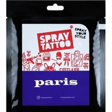 Paris City Pack Dövme Şablon Seti