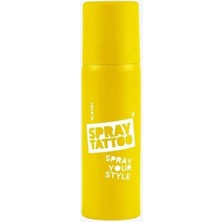 Doğal Dövme Spreyi Sarı 50 ml