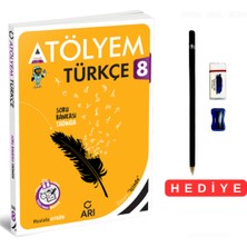 8.sınıf Atölyem Yeni Müfredata Göre Türkçe Soru Bankası Tadında Kalem Seti Hediyeli
