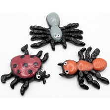 Yapışkan Jel Böcekler - Büyük Boy (10 Cm) Yapışkan Şaka ve Stres Oyuncağı