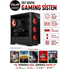 Özlen X88 RYZEN 5 7500F RTX 5060 8GB 16GB DDR5 RAM 1TB M.2 SSD Oyuncu Bilgisayarı