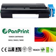 PanPrint Oki MB472DNW Siyah Yüksek Kapasiteli Muadil Toner