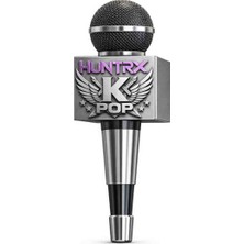 Lagom K-Pop Demon Hunters Huntr/x Savaşçı Mikrofonu - Anime Sahne & Cosplay Propu Masaüstü Tematik Dekorasyon Mikrofon Modeli