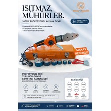 Transformacion PVC Boru Kaynak Makinesi - 6 Paftalı 320°C 1000W Profesyonel Metal Çantalı Set BORU KESME MAKASI HEDİ YELİ 722973