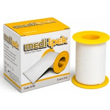 Medi İpek Medi-Ipek Tıbbi Ipek Flaster 5 cm x 5 M 3'lü Paket