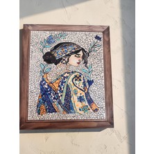 Mozaik Görünümlü El Yapımı Çini Tablo
