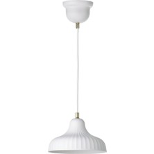 IKEA Modern Beyaz Sarkıt Lamba 24 cm - Şık Ev Ofis Dekoratif Aydınlatma - Modern Tasarım