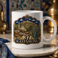 Ajans 313 37 Kastamonu Tarihi Şehir ve Kale Temalı Baskılı Kupa Bardak