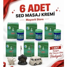 Sed Masaj Kremi 6 Adet Set Krem 38 gr / 45 ml Viks Ferahlatıcı-Mayavit Store Not Tutuculu Biblo Hediyelidir