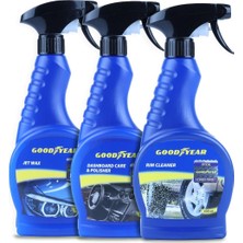 TeknoKapsül Goodyear Tüm Araçlara Özel 3'lü Cila Bakım Seti