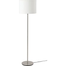 IKEA Modern Beyaz Yer Lambası - Şık Ev Ofis Dekoratif Aydınlatma - Modern Tasarım
