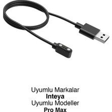 Inteya Hiwatch Pro Max Model Uyumlu Akıllı Saat Şarj Kablosu