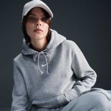 Nike Sportswear Phoenix Polar Kapşonlu Gri Sweatshirt-Sportxstore