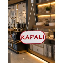 Aselis3D Açık/kapalı Tabelası,açık/kapalı Levhası Petg Plastik Solma Yapmaz