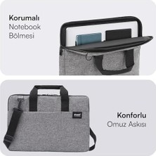 Mack Cityfit MCC-702 Laptop Çantası, Erkekler ve Kadınlar Için Profesyonel Bilgisayar Çantası, 13,3