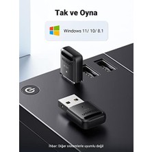 Mini USB Dongle Bluetooth 5.3 Adaptör Siyah