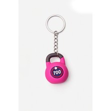 Ayahun Pembe Kettlebell Anahtarlık