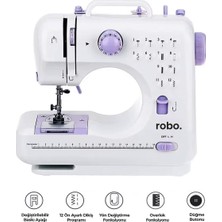 Happy Trend Robo 12 Fonksiyonlu Dikiş Makinesi, Beyaz, 2 Yıl Garantili, 50/60 Hz
