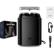 Happy Trend Enchen K8 Mini Taşınabilir Elektrikli Tıraş Makinesi, Şık Gizli Bıçak Tasarımı, Manyetik Kesici Kafa, Ipx7 Su Geçirmez, Şarj Edilebilir USB Tip-C Sakal Tıraşı, Ev ve Seyahat Yüz Bakımı Için Uygun