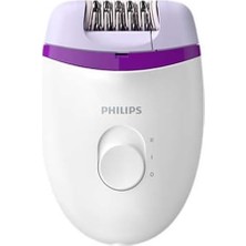 Happy Trend Philips BRE225/05 Satinelle Essential Kablolu Kompakt Epilatör, Mor