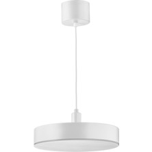 IKEA Modern Beyaz Sarkıt Lamba 38 cm - Şık Ev Ofis Dekoratif Aydınlatma - Modern Tasarım