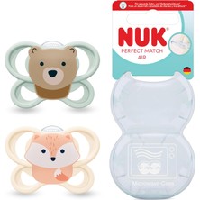Happy Trend Nuk Pm Air 2'li Emzik, 0-2 Ay, Kurt/ayı