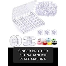 Happy Trend Swart Singer Zetina Janome Pfaff Brother Ev Tipi 25 Adet Kutulu Masura