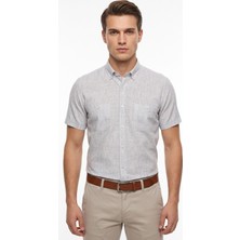 Mösyö Erkek Çift Cepli % 100 Cotton Kısa Kol Gömlek BGL-ST05647