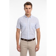 Mösyö Erkek Çift Cepli % 100 Cotton Kısa Kol Gömlek BGL-ST05647