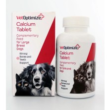 Vetoptimize Calcium Tablet Köpek Kalsiyum & Kemik Takviyesi 84 Tablet (Kalsiyum, Fosfor & Vitamin D3)