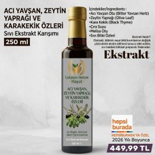1 x 250 ml Acı Yavşan, Zeytin Yaprağı ve Karakekik Özleri Sıvı Ekstrakt Karışımı Lokman Hekim Hayat