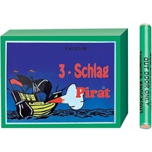 3-Schlag Pirat 3 Patlar Banger - Arka Arkaya 3 Defa Güçlü Patlayan Eğlence Ürünü