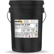 Restoreplus Chaın Oıl S-220 | Sentetik Ester Zincir ve Yağlama Sıvısı 20 Litre