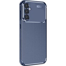 TeknoKapsül Newface Samsung Galaxy A26 Kılıf Auto Focus Karbon Kapak - Lacivert