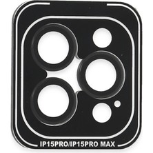 Gees Global Joko Apple Iphone 15 Pro Max Pvd Metal Kamera Lens - Siyah