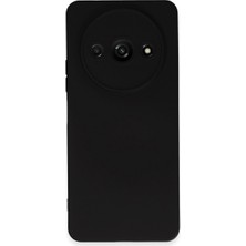Gees Global Xiaomi Redmi A3 4g Kılıf Nano Içi Kadife Silikon - Siyah