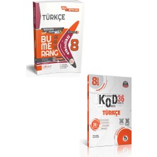 Günay Yayınları 8. Sınıf Bumerang Türkçe Etkinlikli Kitap + Fi Yayınları Kod 36 Haftalık Deneme
