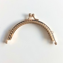 Yumakça Çanta ve Cüzdan Klipsi Altın Renk Oval Model 10,5 cm