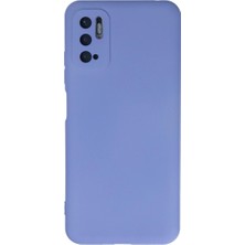 Gees Global Xiaomi Redmi Note 10 5g Kılıf Nano Içi Kadife Silikon - Lila