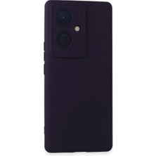 Gees Global Vivo V29 Lite Kılıf Nano Içi Kadife Silikon - Mor