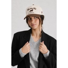 Külah Klh Studio Dept. Equestrian Club Kontrast Siperli Şapka | Unisex - Ayarlanabilir